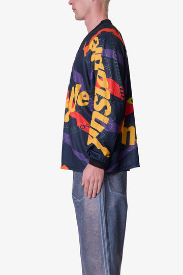Unstable Moto Shirt - Orange Multi