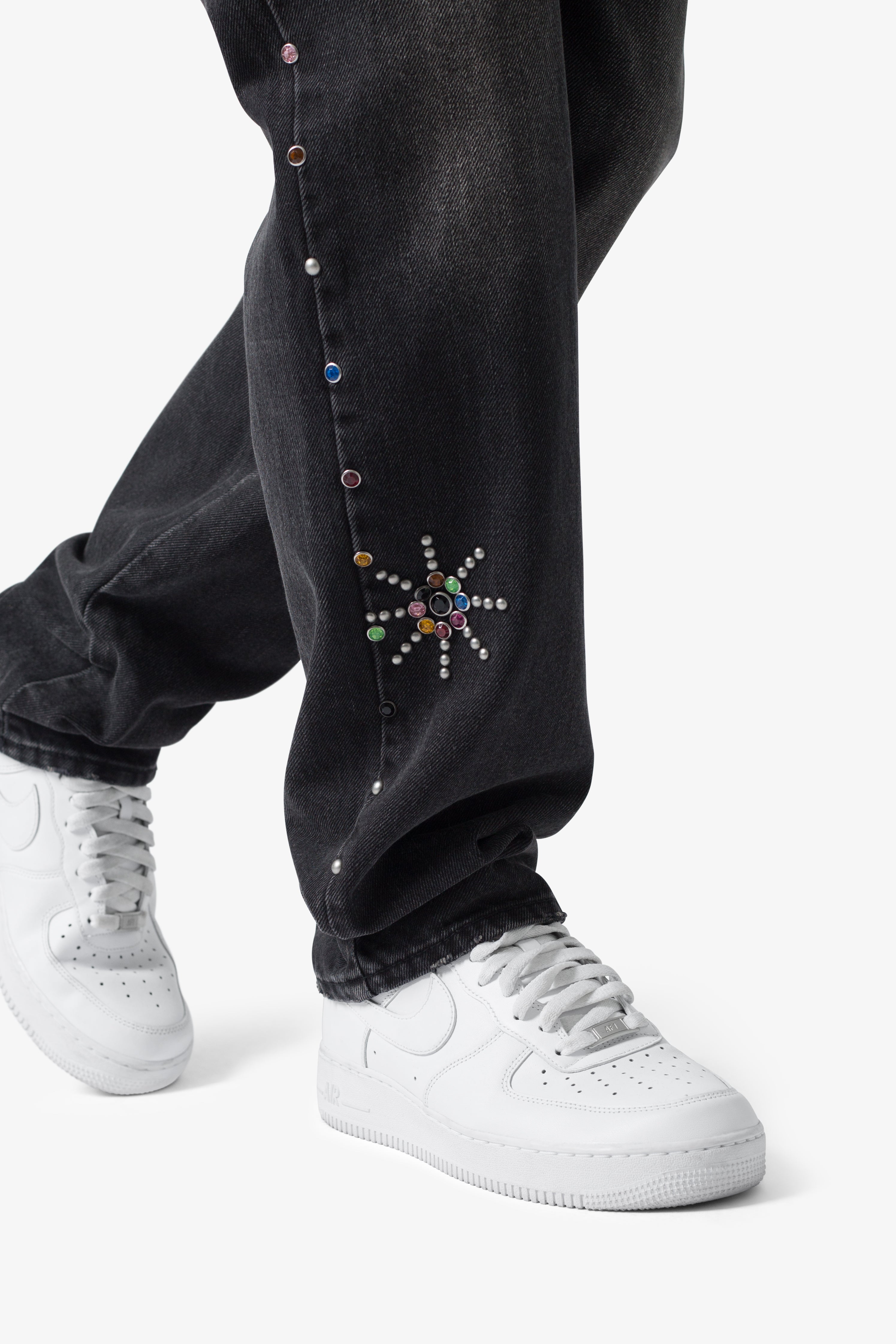 BU wrinkle crack baggy denim – YZ