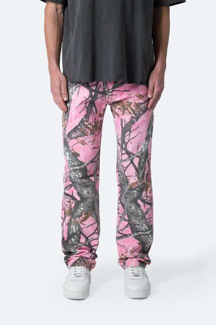 V603 Camo Carpenter Pants - Pink