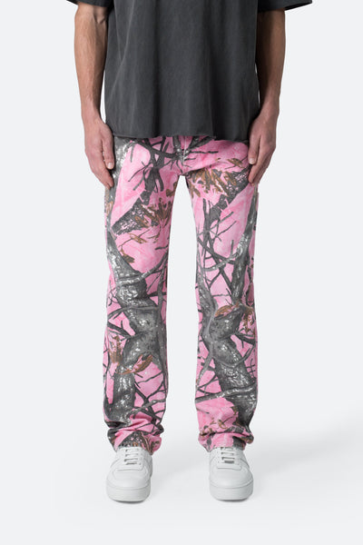 V603 Camo Carpenter Pants - Pink | mnml
