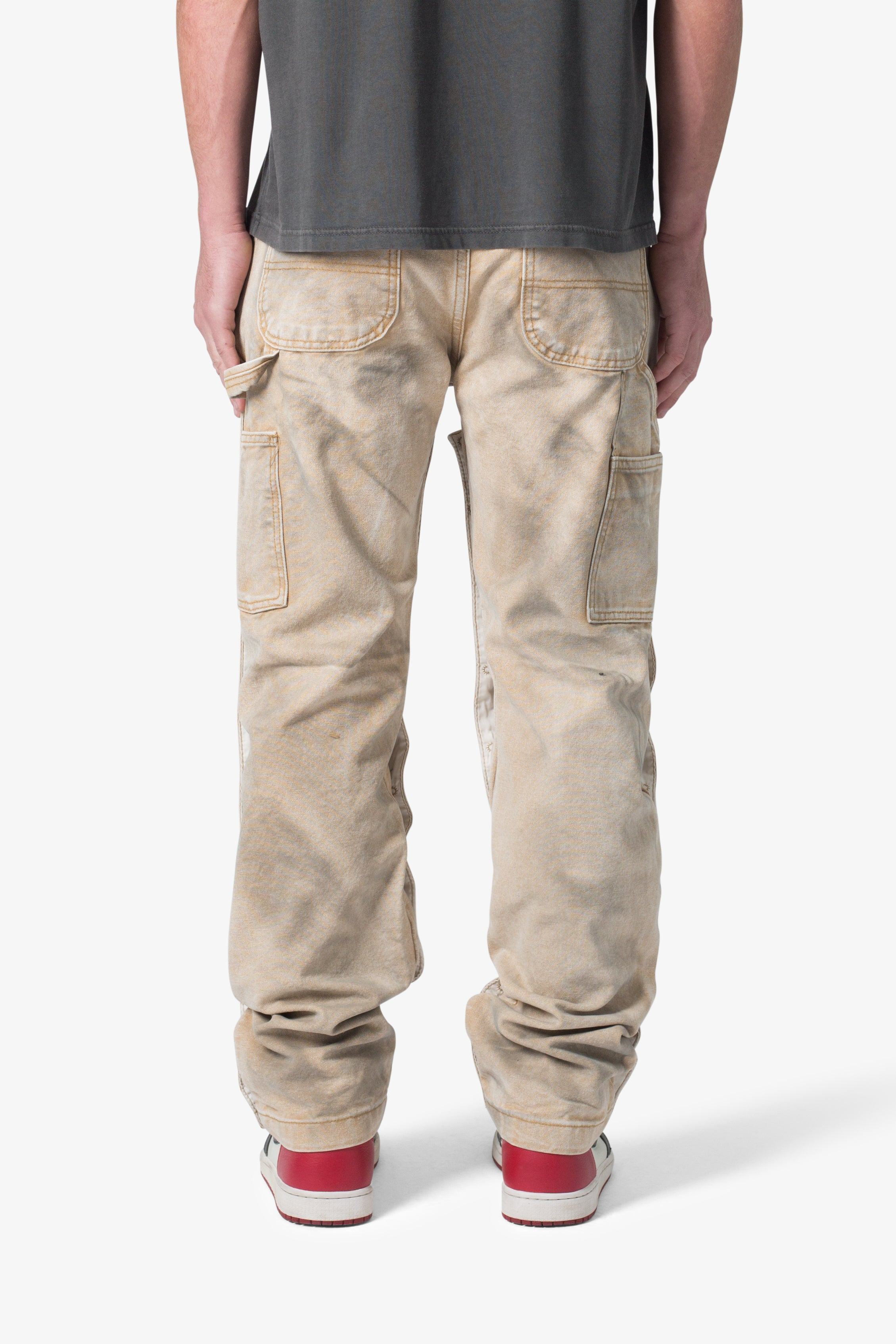 V624 Snap Off Baggy Pants - Brown | mnml