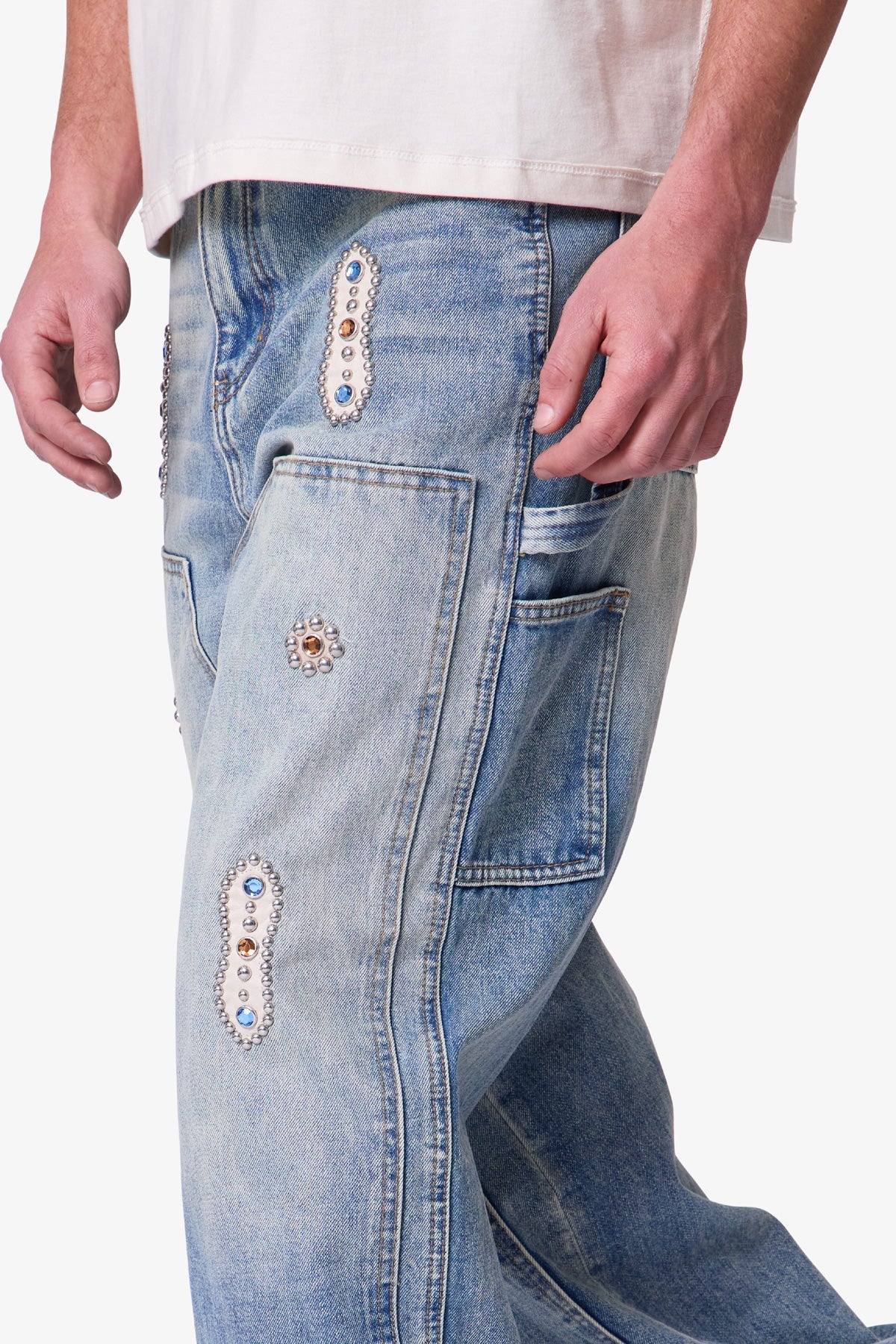 V734 Western Jewel Denim - Blue | mnml