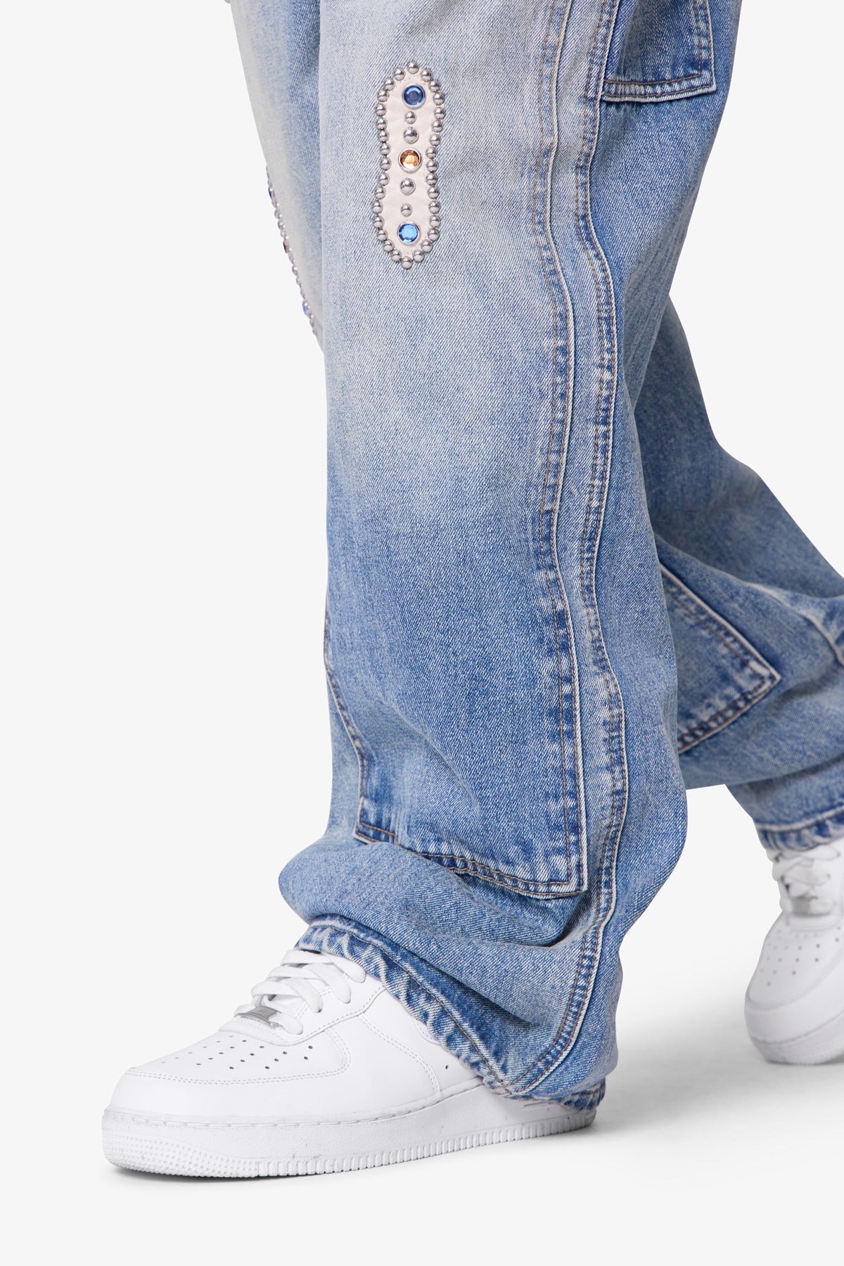 V734 Western Jewel Denim - Blue | mnml