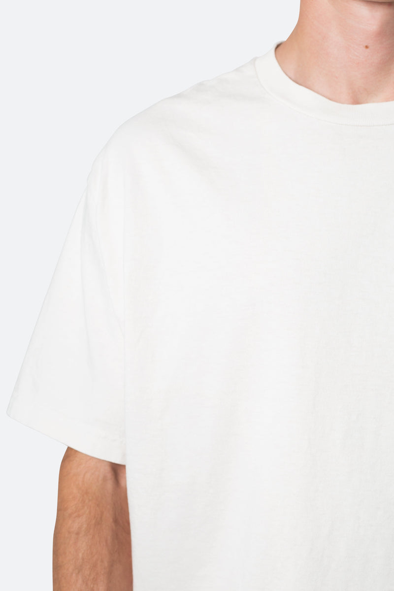 Vintage Boxy Cropped Tee - Off White | mnml | shop now
