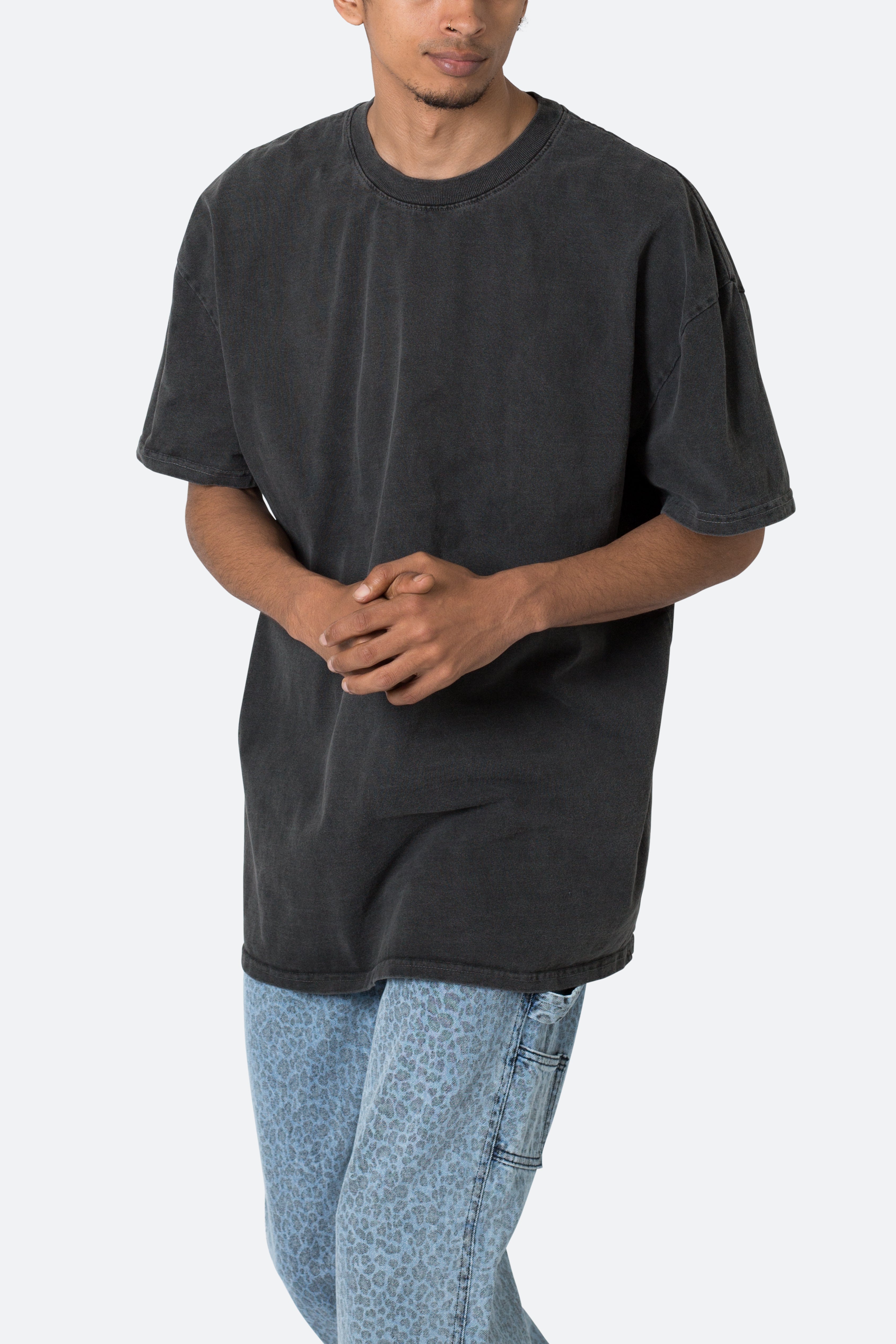 Vintage Boxy Tee - Vintage Black | mnml | shop now