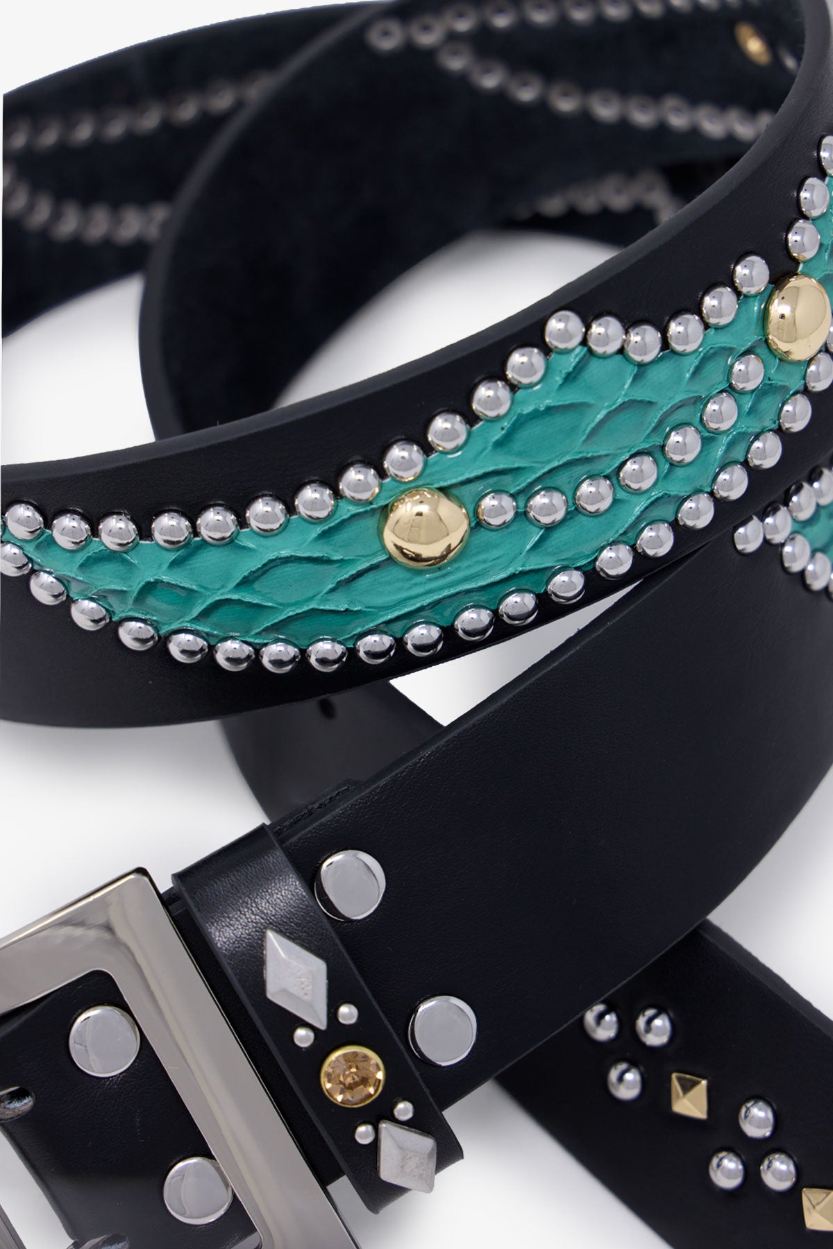 Vintage Python Belt - Black | mnml