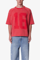 Vintage Raglan Terry Jersey Shirt - Red