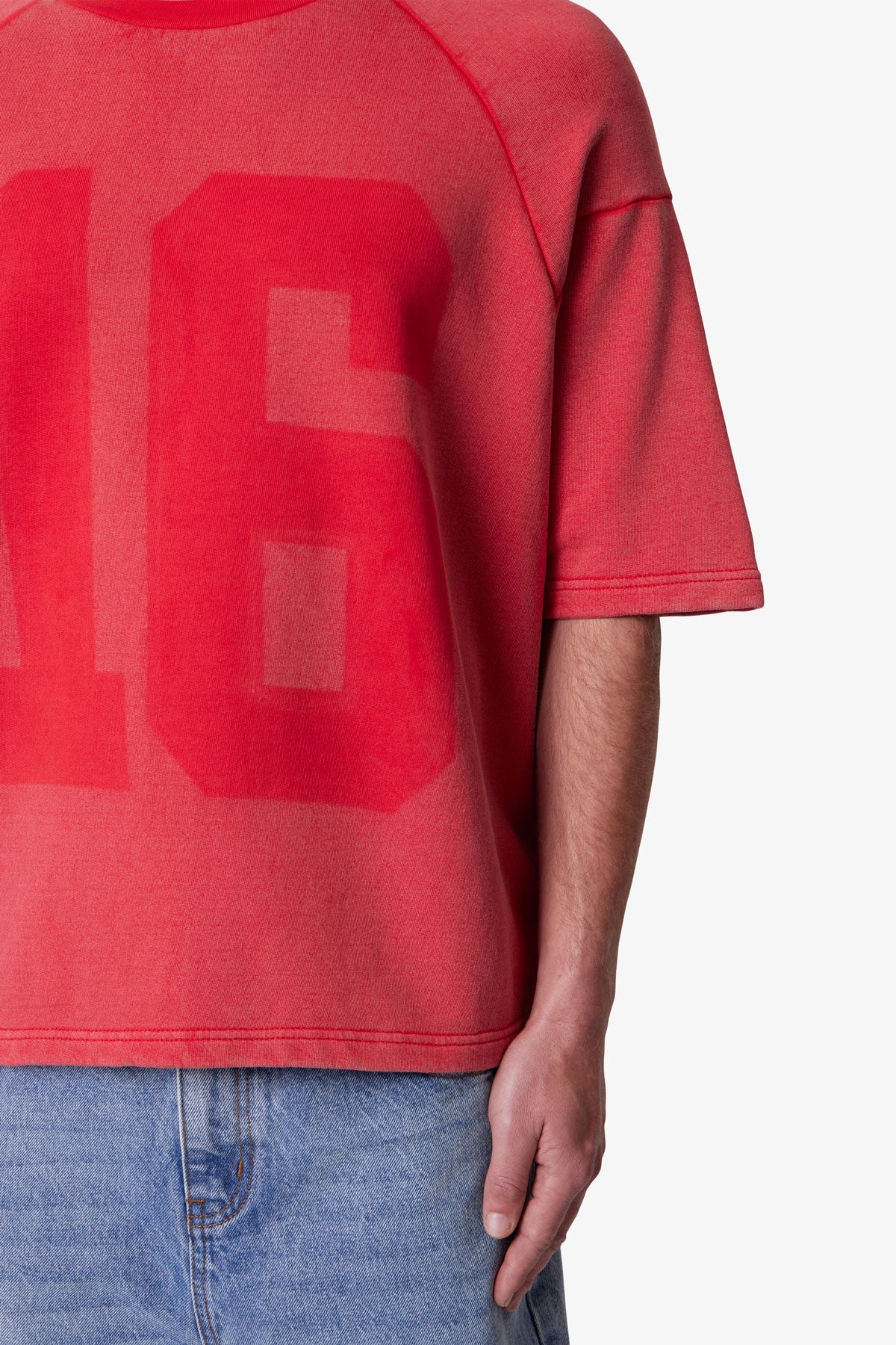 Vintage Terry Jersey Shirt - Red | mnml
