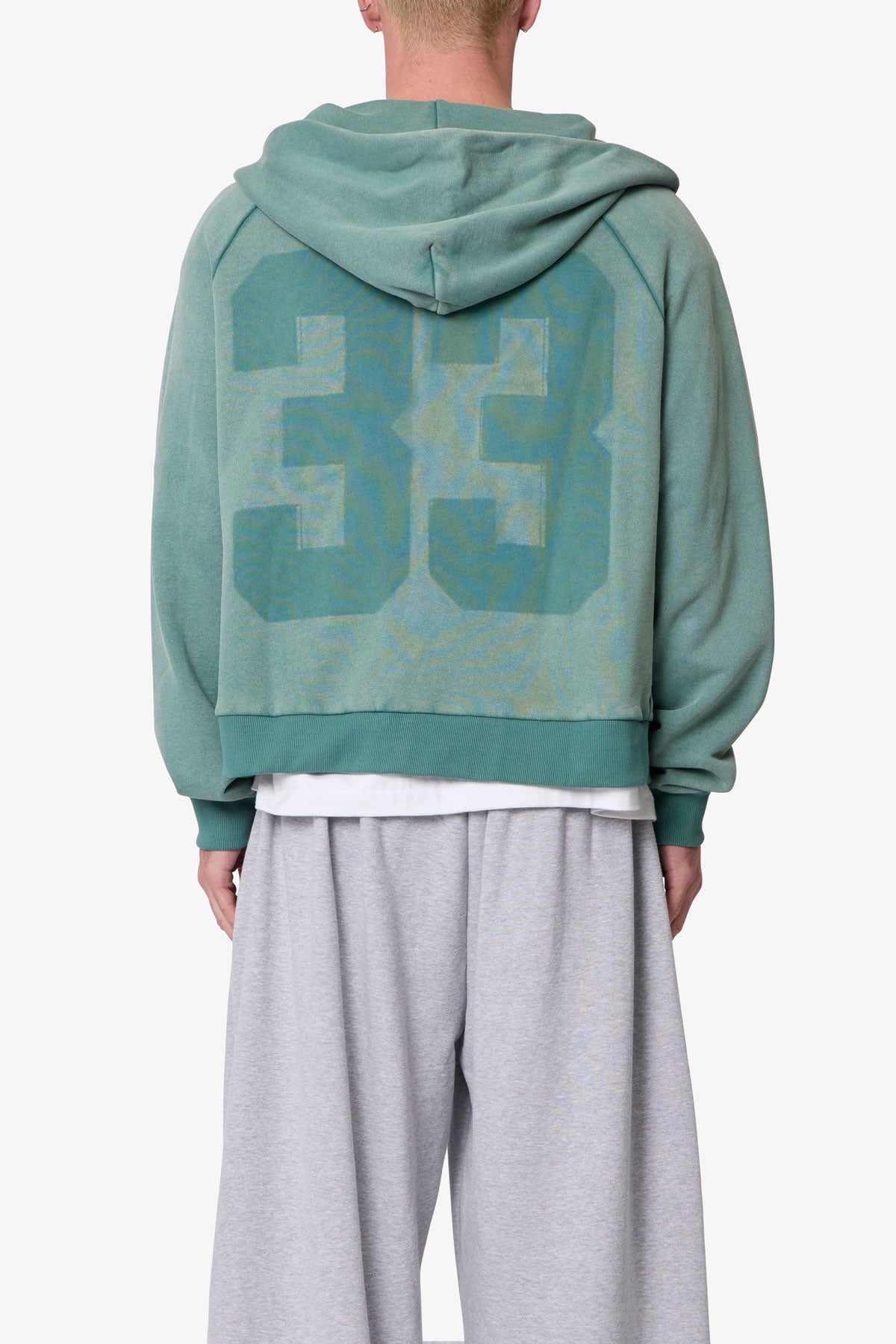 陰陽 Vintage Zipup Hoodie (Gray) - ZUTOMAYO MART ずっと真夜中で