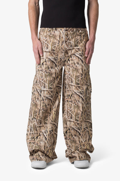 Void-Baggy-Cargo-Denim-Grass-