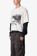 Voyeur Layered Thermal L/S Tee - White/Black