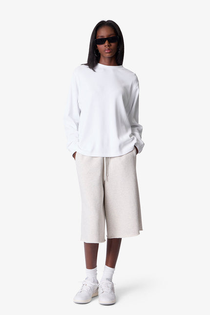 Thermal Long Sleeve Tee - White