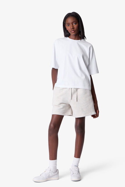 Cropped Tee - White