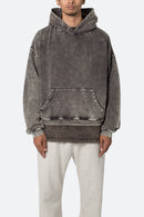 Washed Acid Hoodie - Black