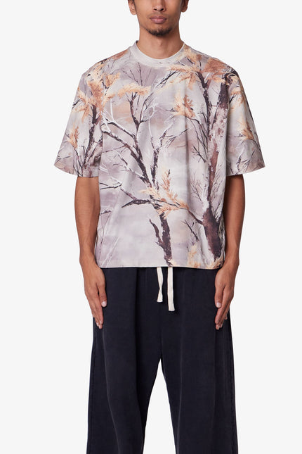 Washed Dart Tee - Snow Camo