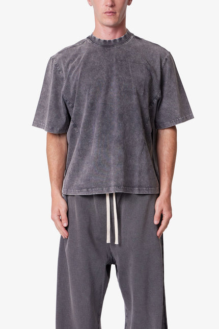 Washed Dart Tee - Vintage Black