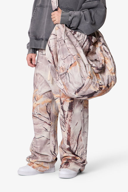 Washed Duffle Bag - Snow Camo