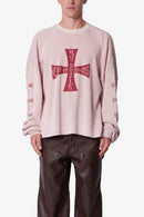 T-shirt thermique LA lavé - Rose délavé