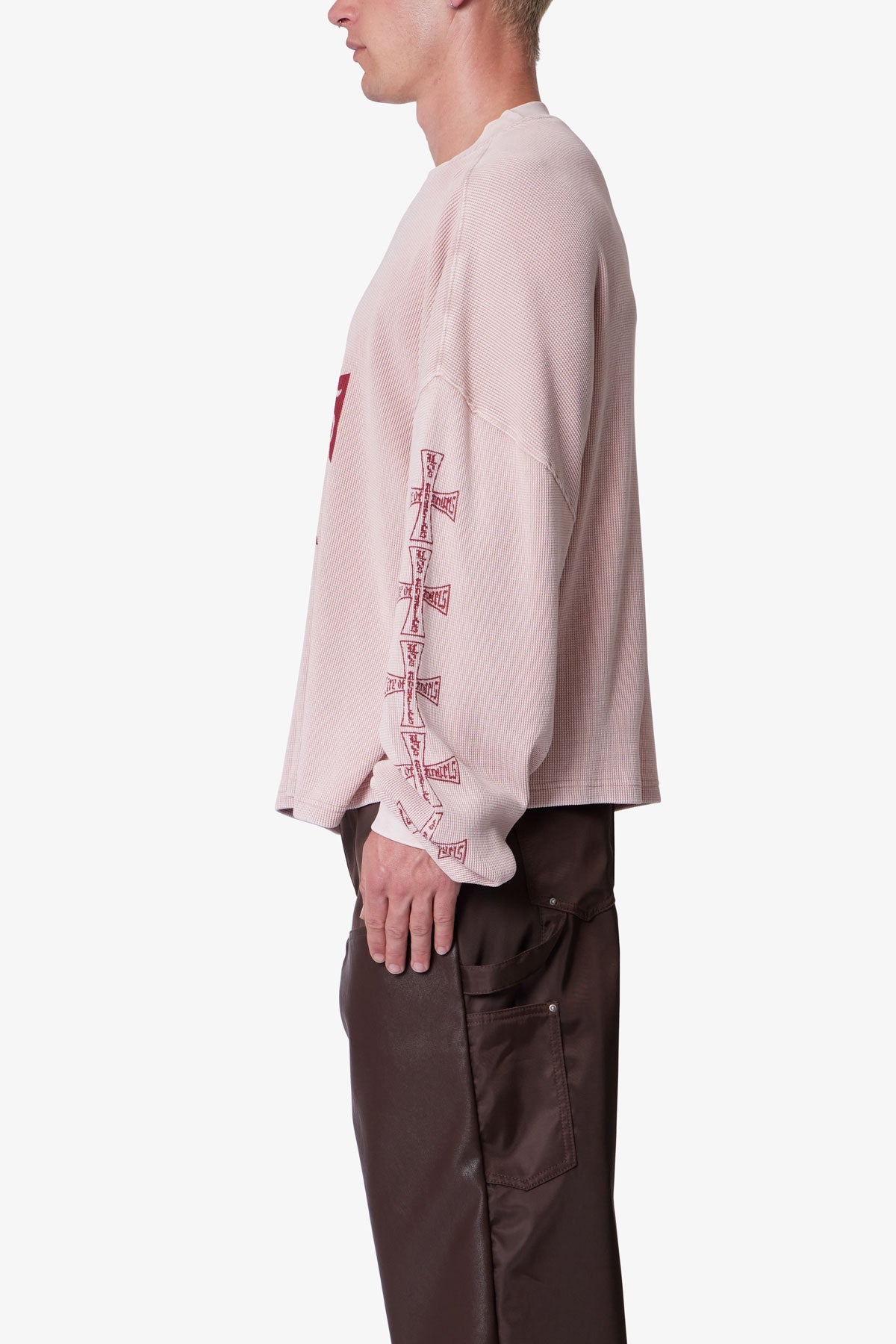 Washed LA Thermal Shirt - Washed White | mnml