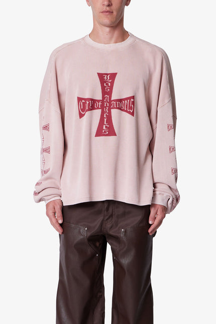 Washed LA Thermal Shirt - Washed White