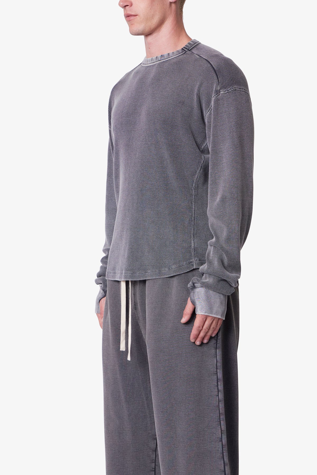 OTA Washed Black Choppa Thermal L/S ロンT Washed Thermal L/S Tee - Washed Black | mnml