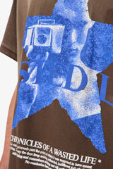 Wasted Life Tee - Washed Black