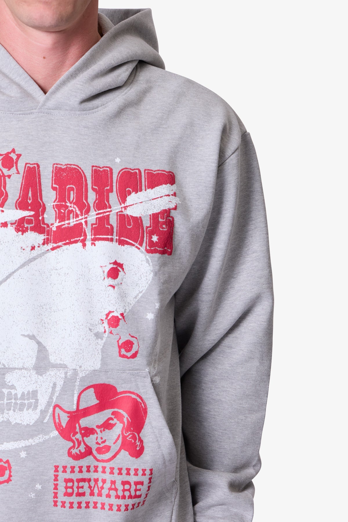 大人気!mnml★WAY OUT WEST パーカー Way Out West Hoodie - Marled Grey | mnml | shop now