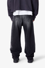 West Double Knee Denim - Black