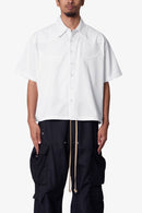 Camisa vaquera abotonada - Blanca