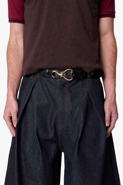 Western Hook Belt - Black