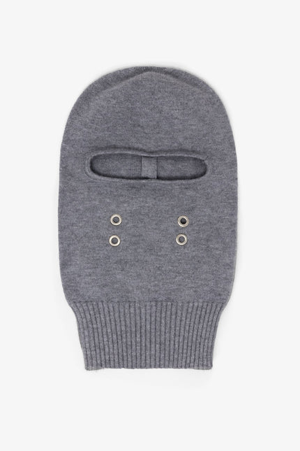 Wool Balaclava Mask - Grey