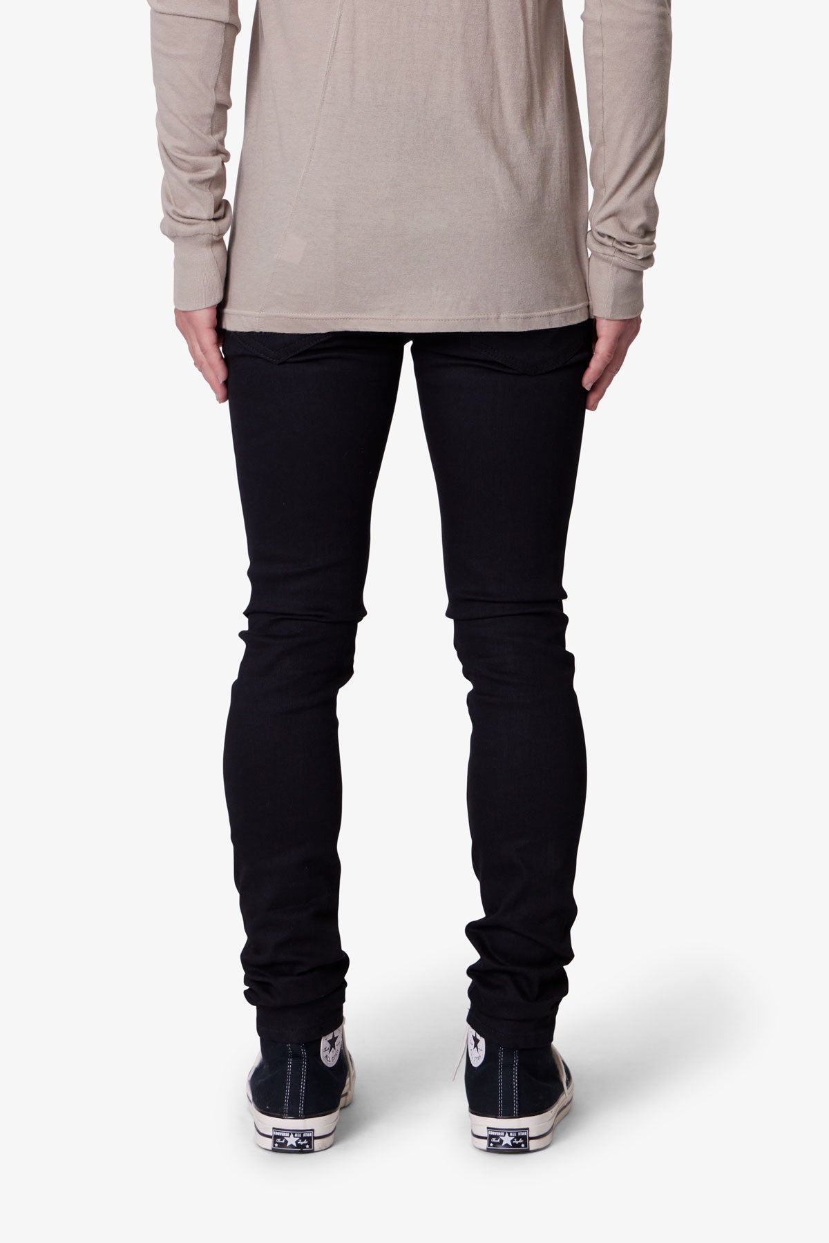 パンツ mnml Black Denim X43-Skinny-Denim-Matte-Black-