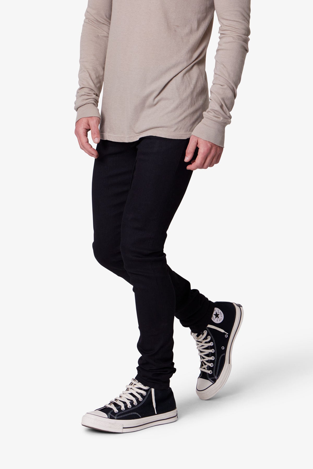 mnml ミニマル　X43 STRETCH DENIM MATTE BLACK 楽天市場】mnml ミニマル X43 STRETCH DENIM クラッシュ