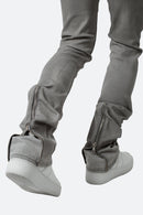 X491 Convertible Skinny Denim - Grey