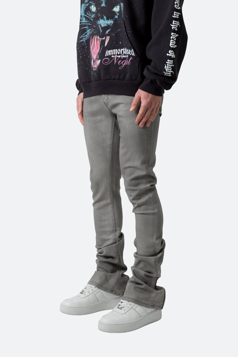 X491 Convertible Skinny Denim - Grey | mnml | shop now