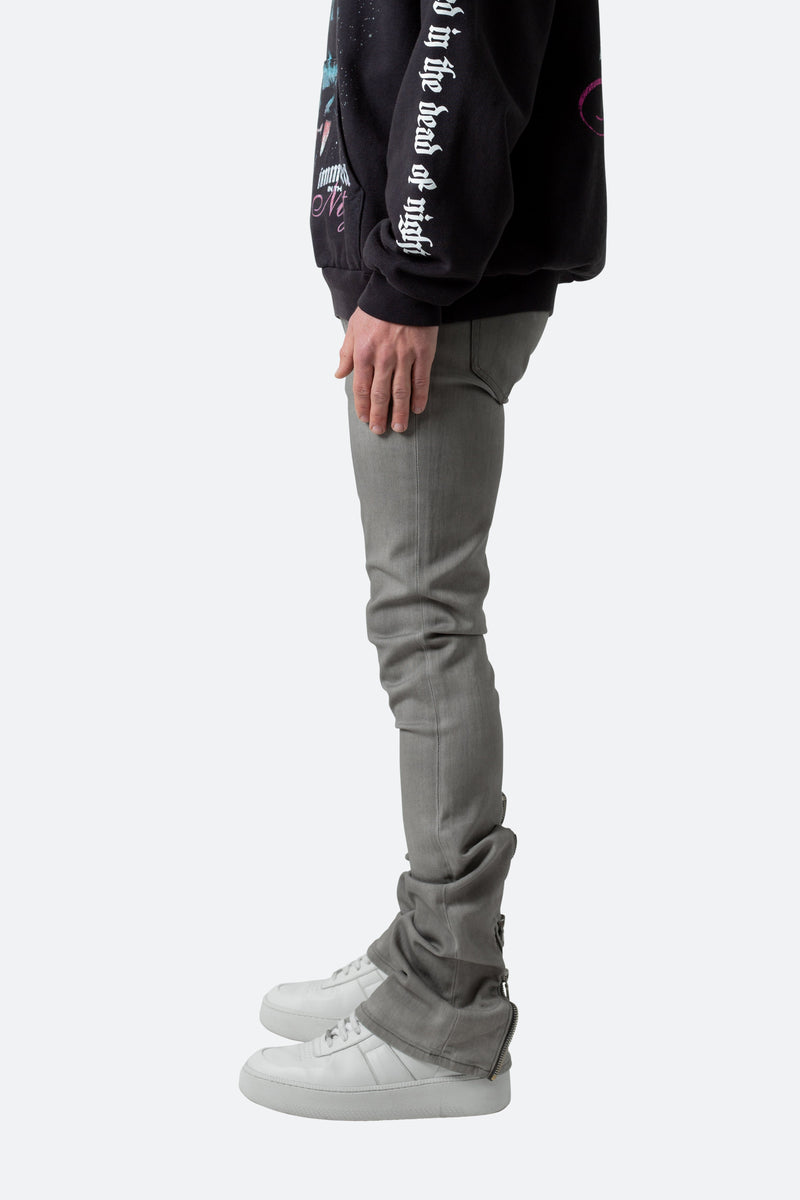 X491 Convertible Skinny Denim - Grey