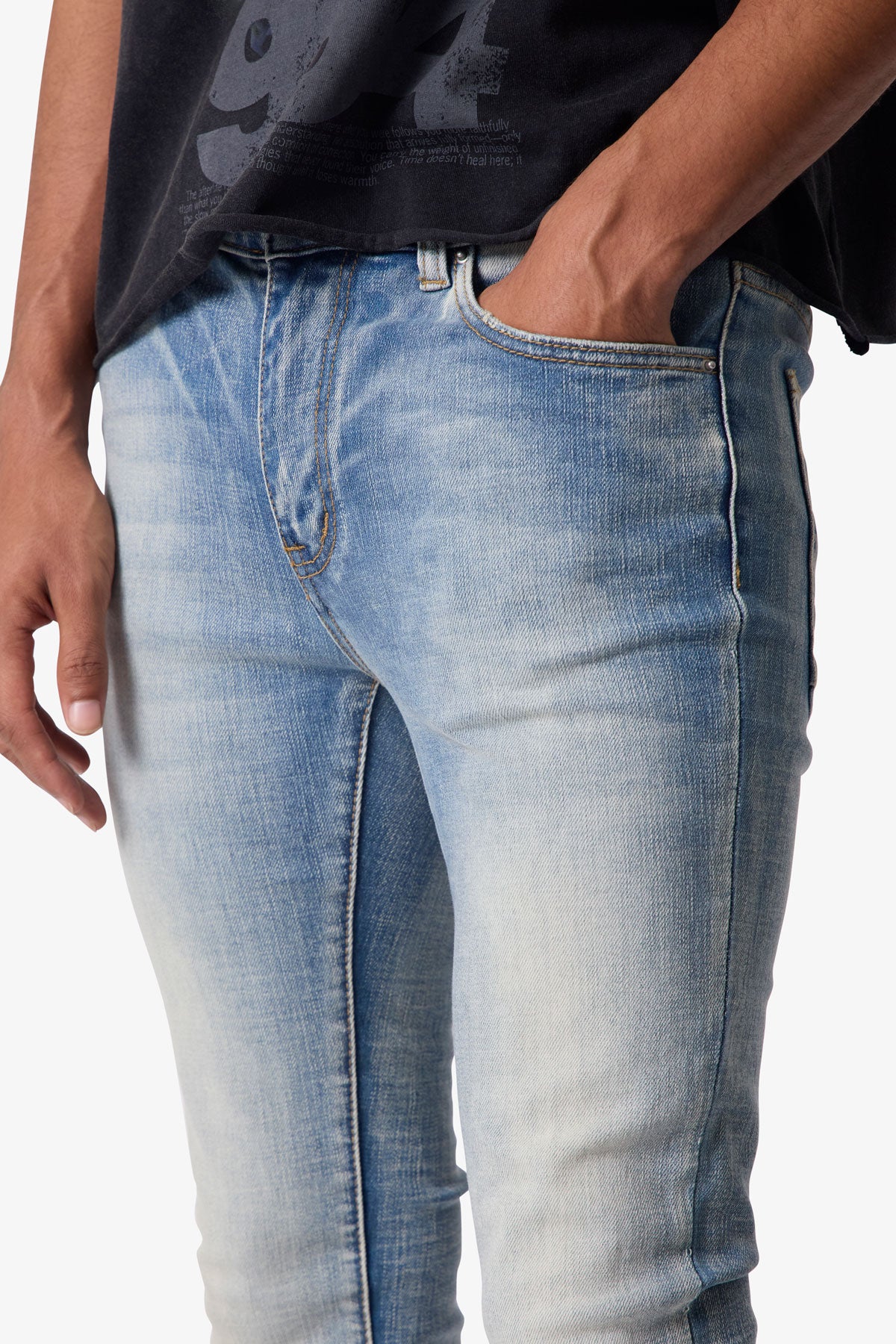 X494 Skinny Denim - Blue | mnml