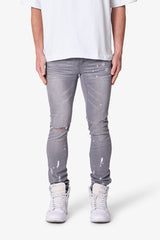 X491 Convertible Skinny Denim - Grey
