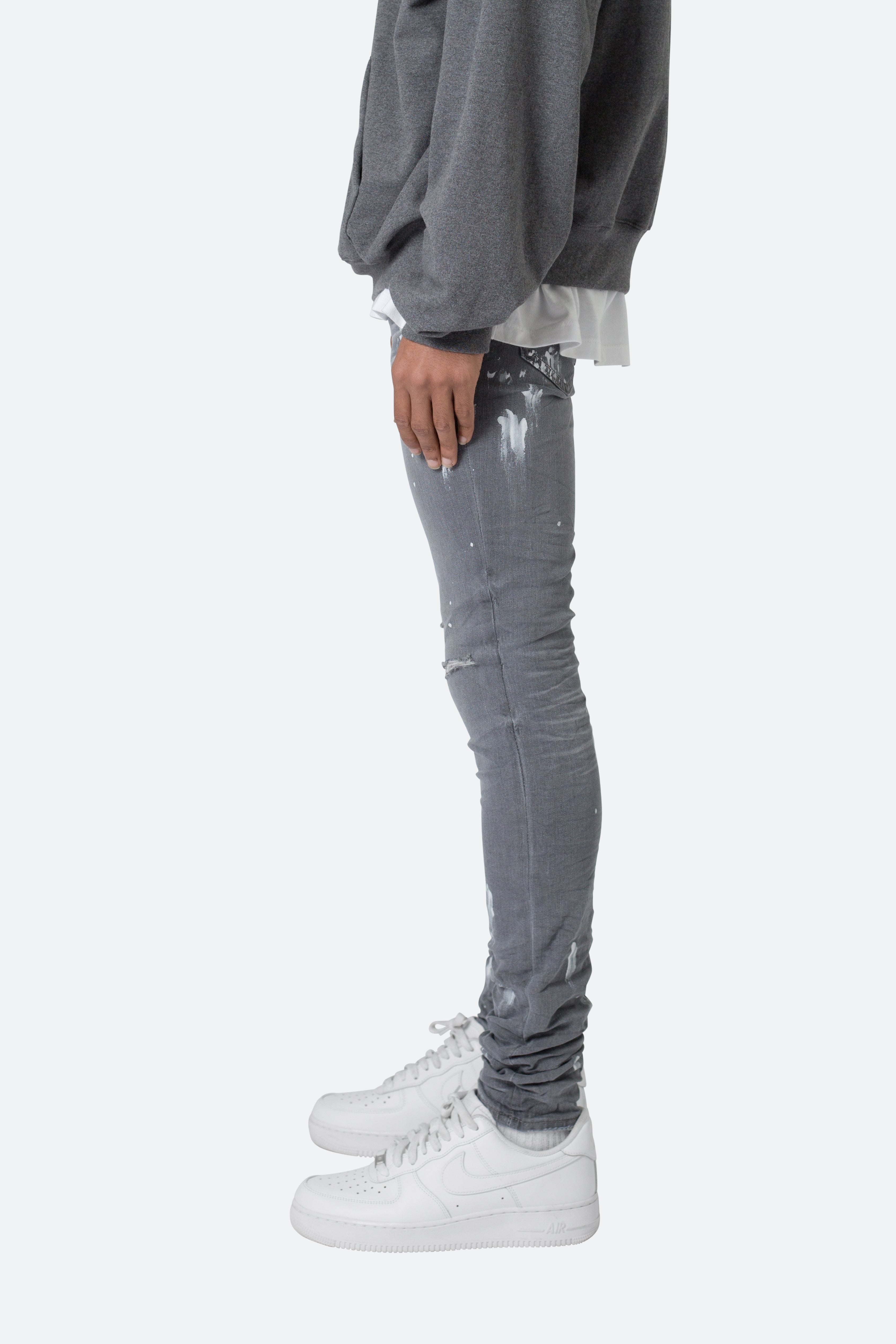 X504 Skinny Denim - Grey | mnml | shop now