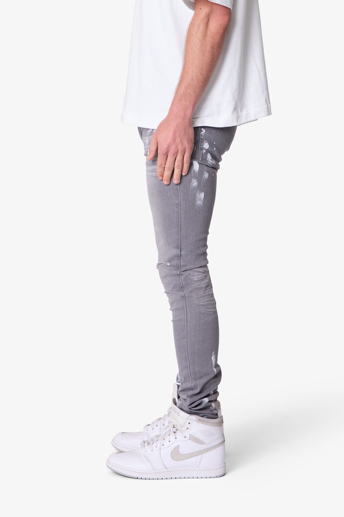 X504 Skinny Denim - Grey | mnml