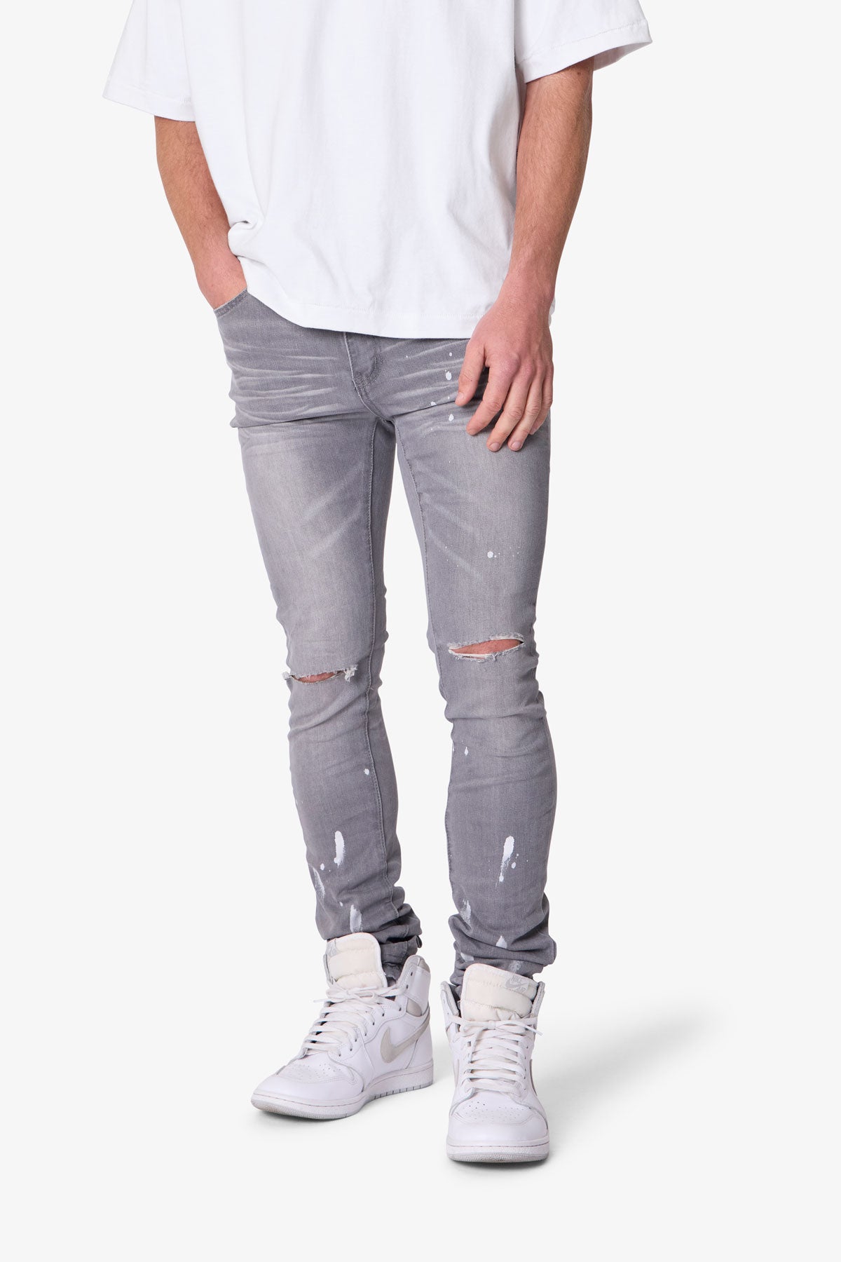 X504 Skinny Denim - Grey | mnml