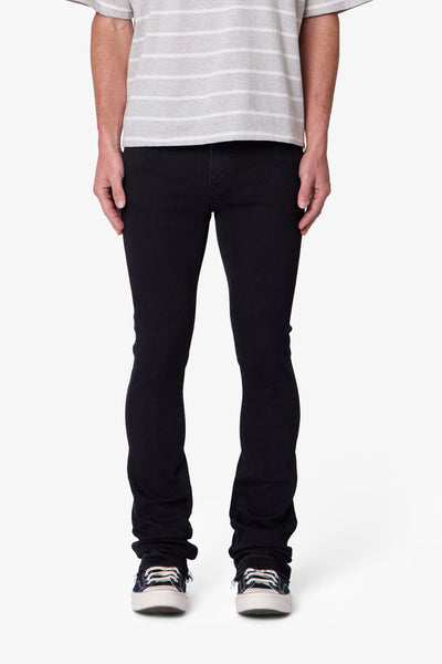 X514 Skinny Black Stacked Jeans | mnml