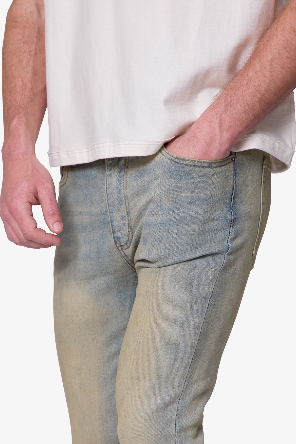 X514 Skinny Stacked Denim - Vintage Blue | mnml
