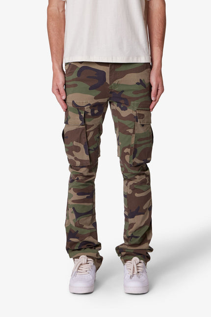 X516 Skinny Stacked Cargo Denim - Camo