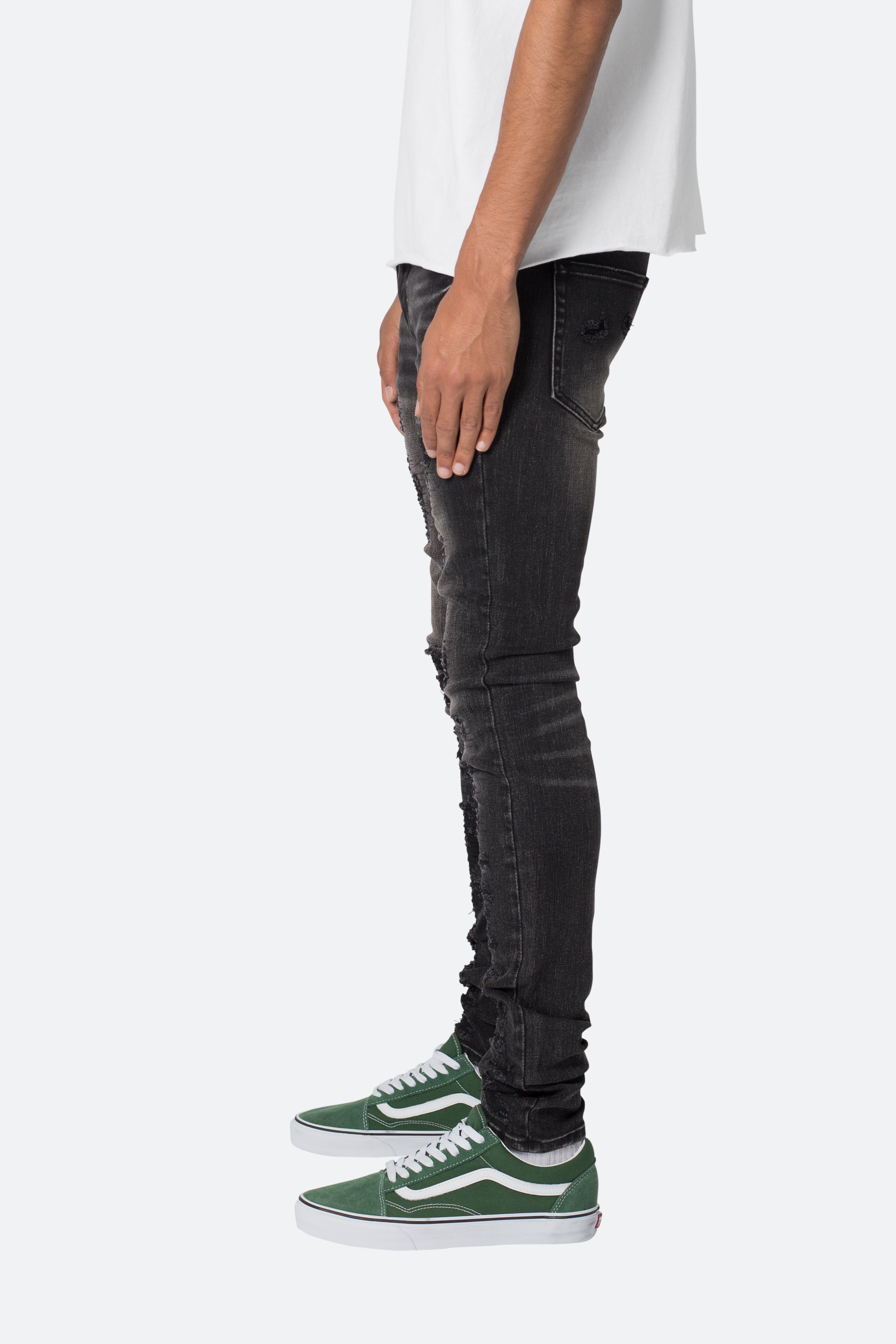 【 MNML 】 X565 スキニー デニム X565 Skinny Denim - Black | mnml | shop now
