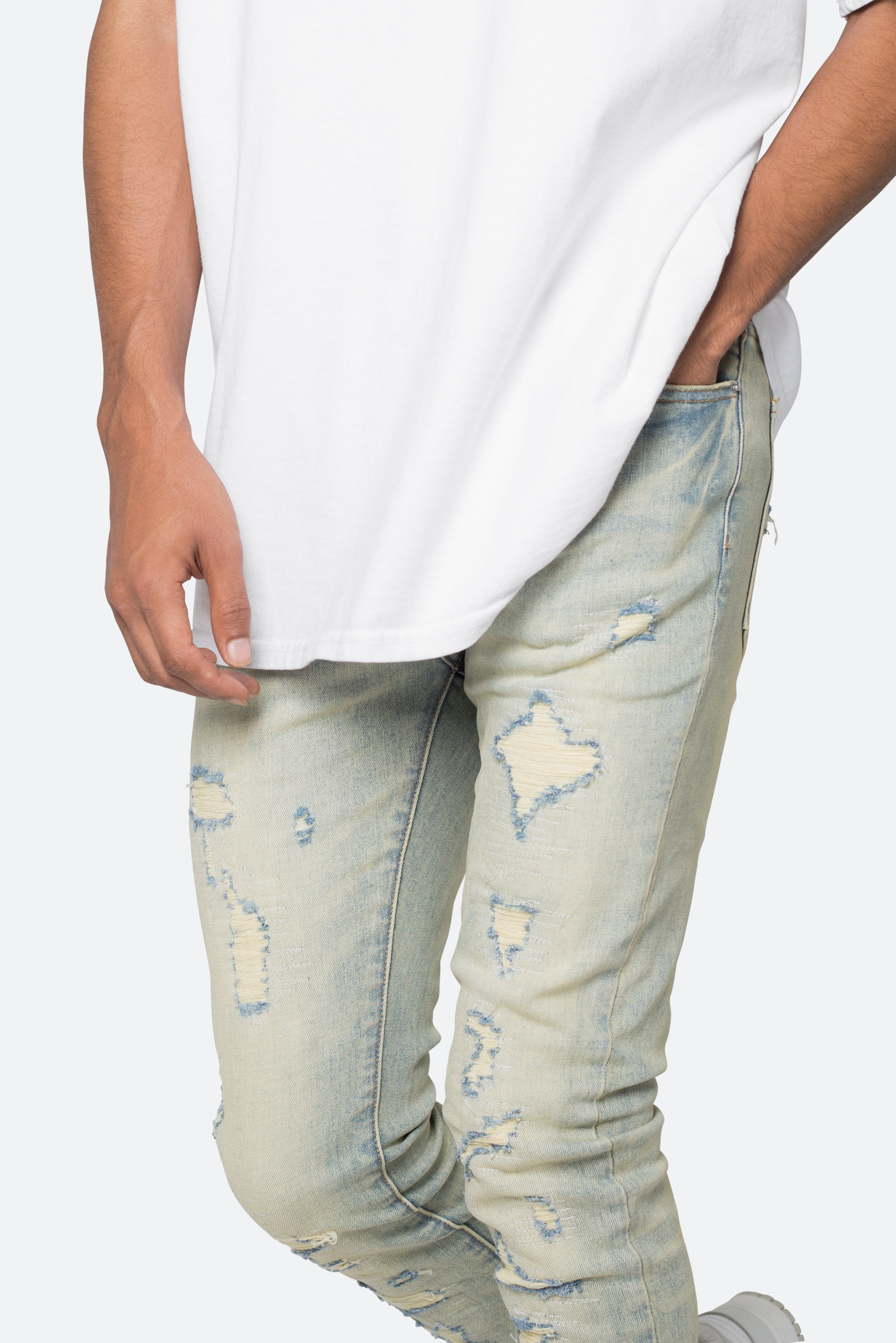 X565 Skinny Denim - Vintage Blue | mnml | shop now
