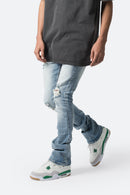 Jean skinny superposé X598 - Bleu