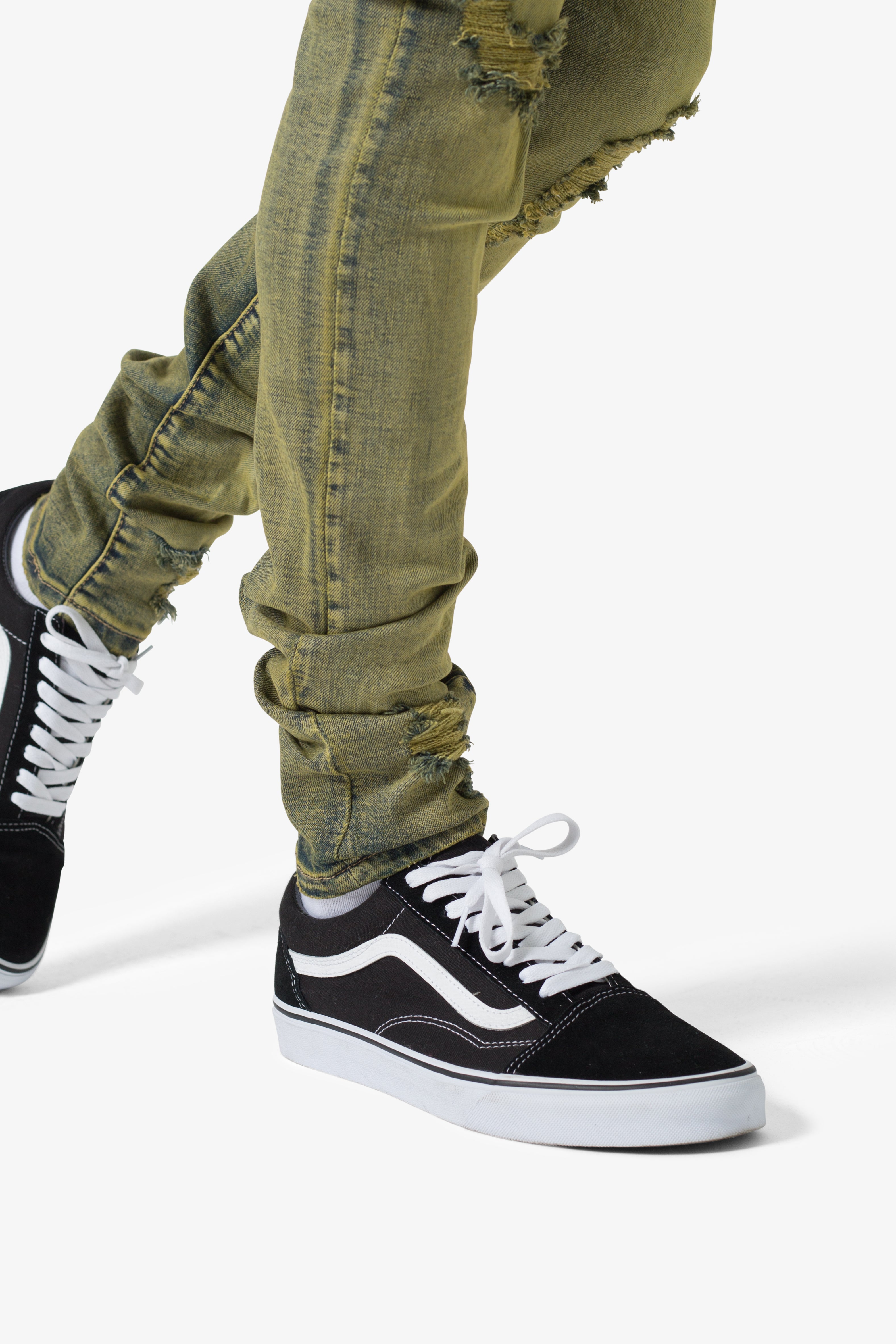 MNML X609 ALGAE スキニー デニム パンツ Green 送料込み X609-Algae-Skinny-Denim-
