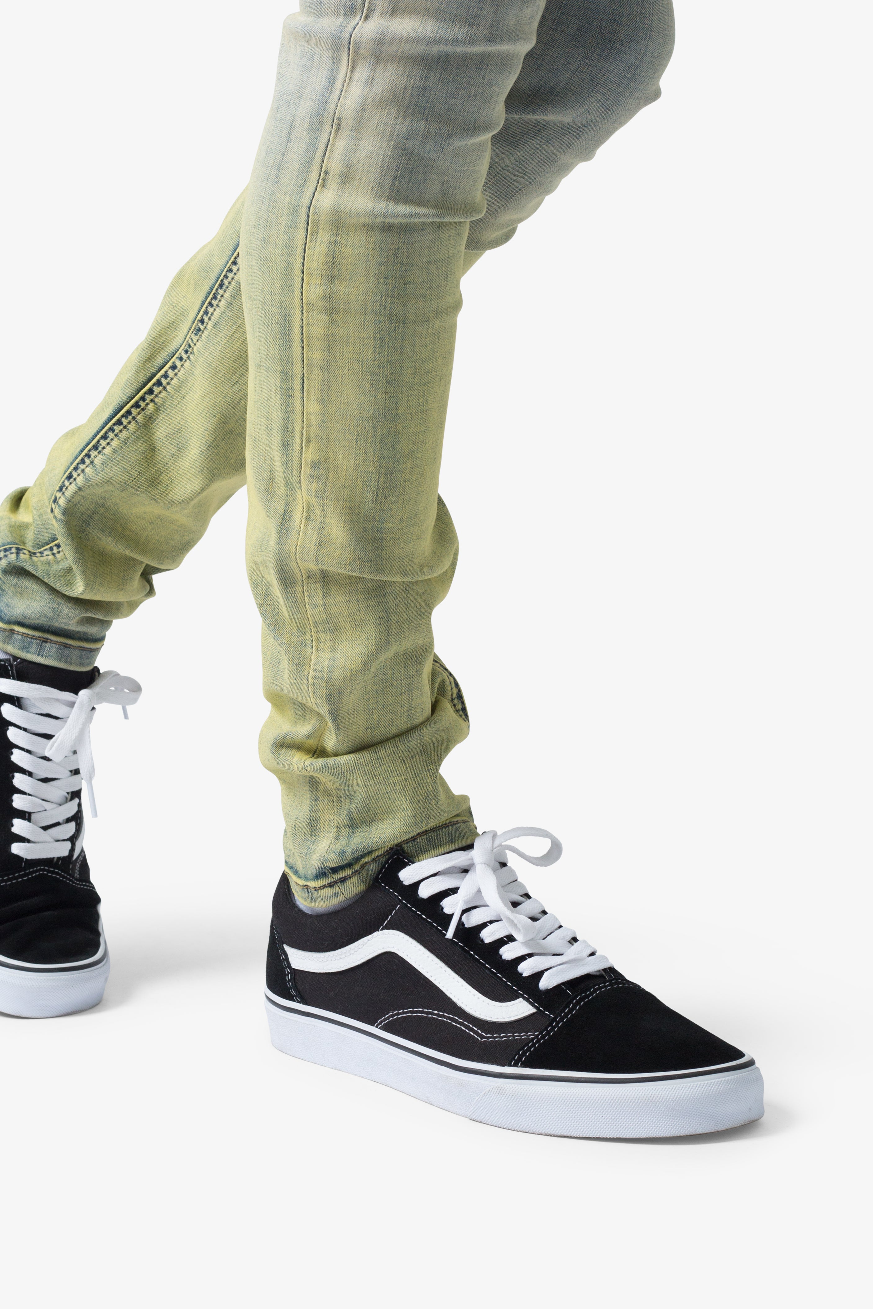 X637 Gradient Skinny Denim - Vintage Blue/Green | mnml