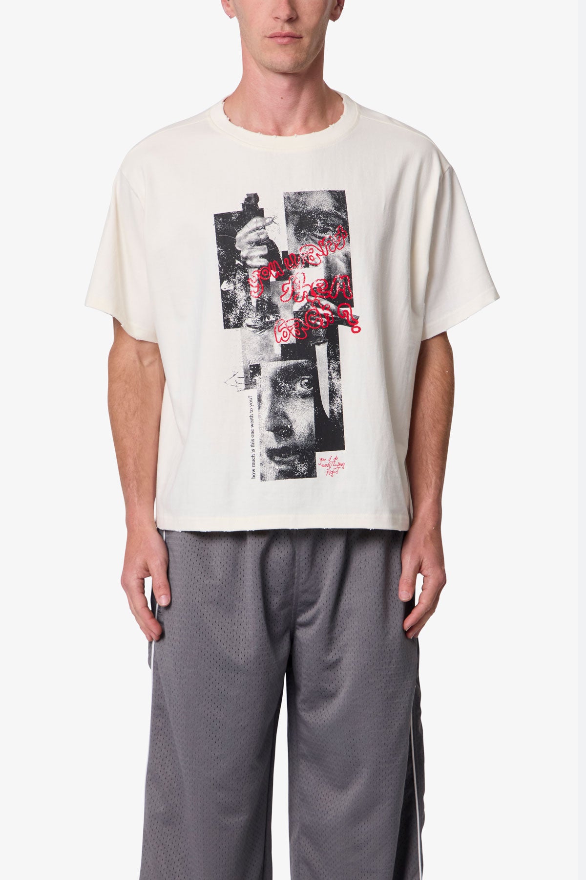 You Want Them Back Tee - Off White | mnml